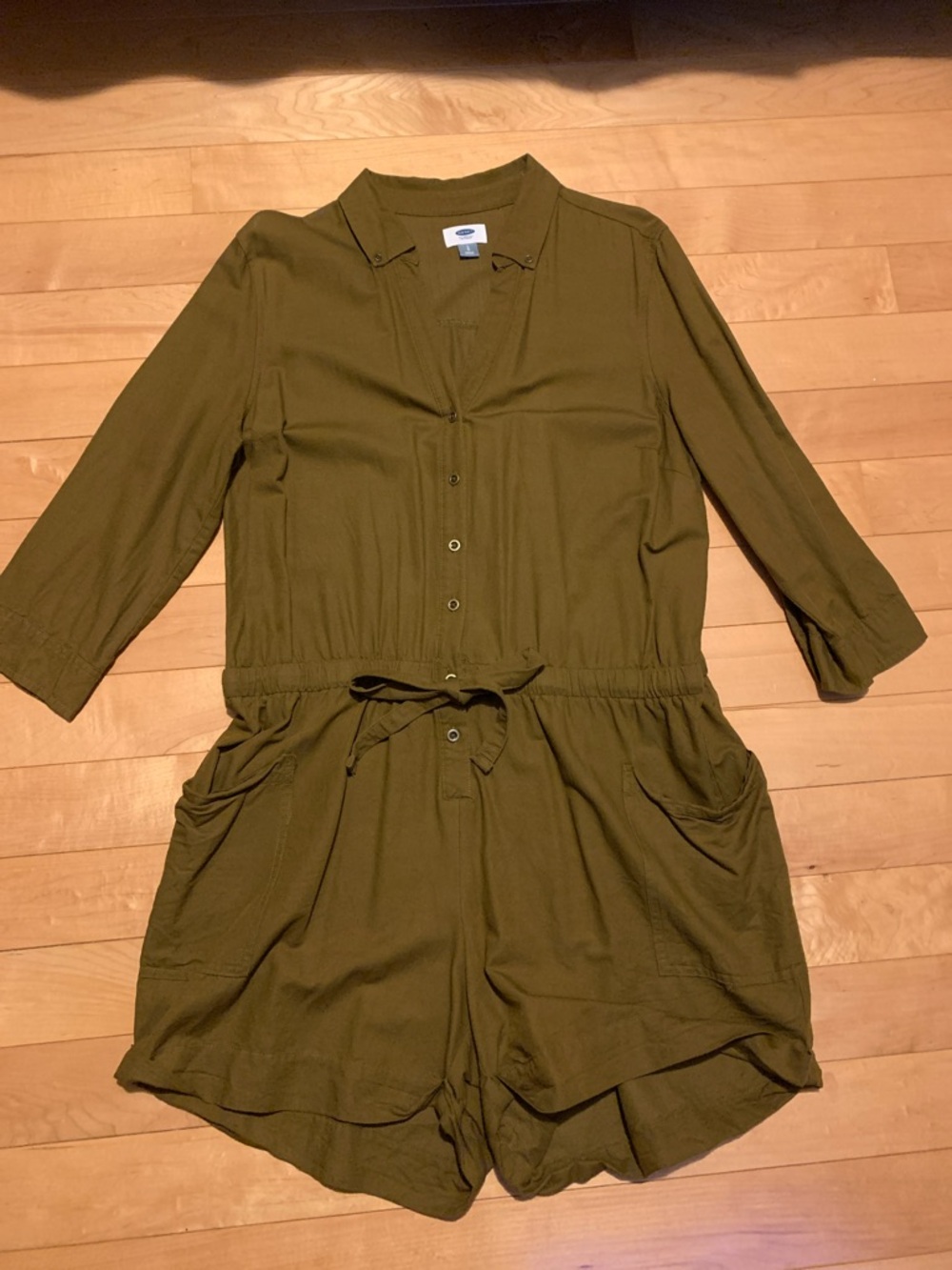 Old Navy Olive Green Utility Romper